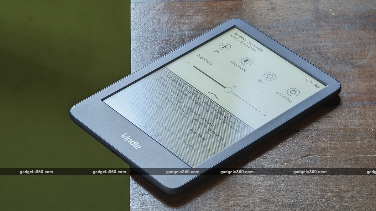 Amazon Kindle 2022 side software ndtv AmazonKindle2022  Amazon